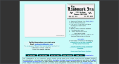 Desktop Screenshot of landmarkmotel.com